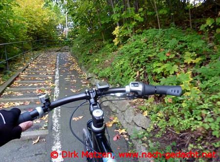 Oker, Fahrrad-Schieben