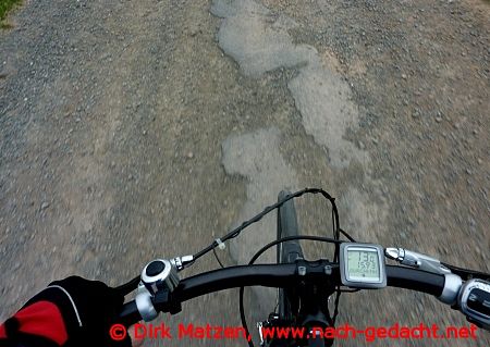Schlechter Asphalt