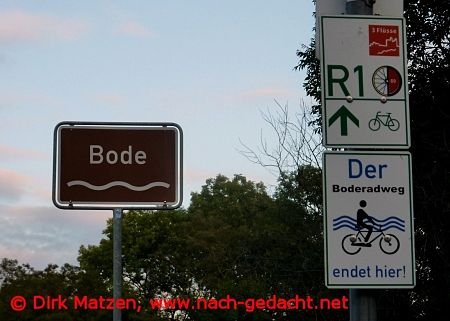 Boderadweg-Ende