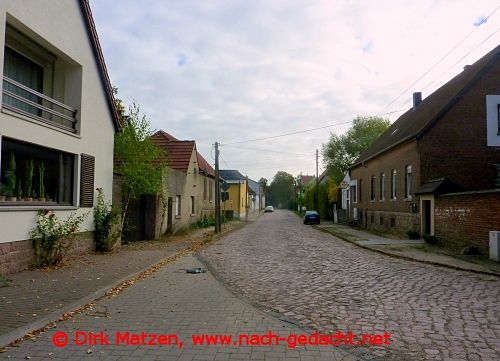 Dorfdurchfahrt in Sachsen-Anhalt