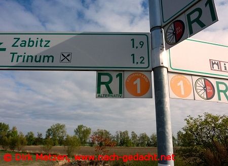 Beschilderung R1 Alternativ