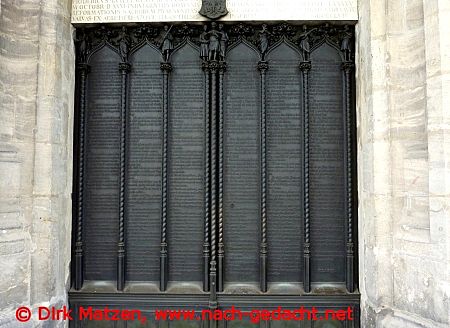 Lutherstadt Wittenberg Schlosskirche Tr