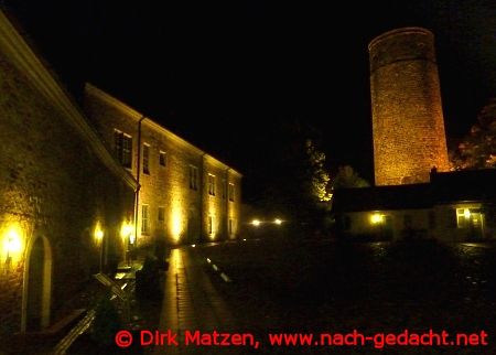 Bad Belzig, Burg Eisenhardt nachts