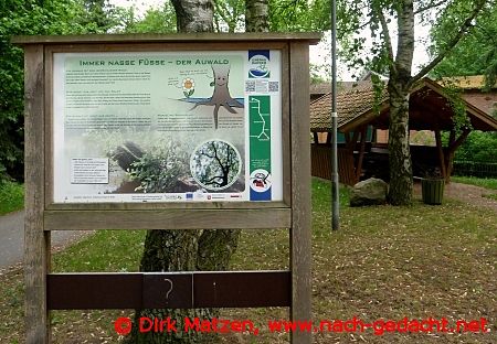 Infotafel des Ilmenauradweges