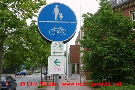 Uelzen, Radwegschilder