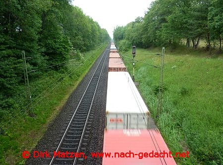 Ilmenauradweg, Bahnstrecke