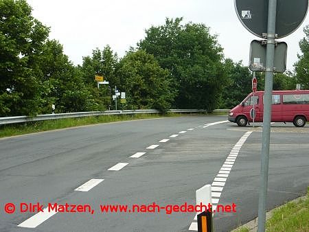 Ilmenauradweg, schlechte Beschilderung