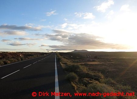 Lanzarote, Strasse nach Playa Blanca
