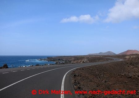 Lanzarote, Kstenstrae Westkste