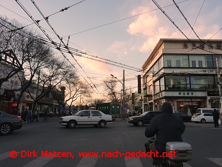 Radtour Peking, Nebenstraen