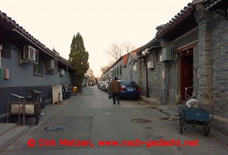 Radtour Peking, Radeln im Hutong