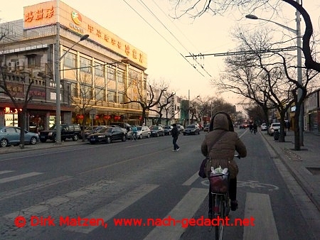 Radtour Peking, Abenddmmerung