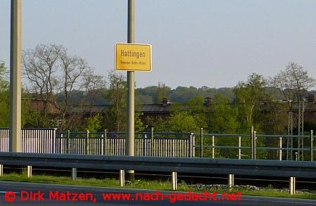 Ortseinfahrt Hattingen