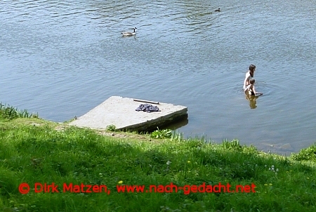 Badende in der Ruhr