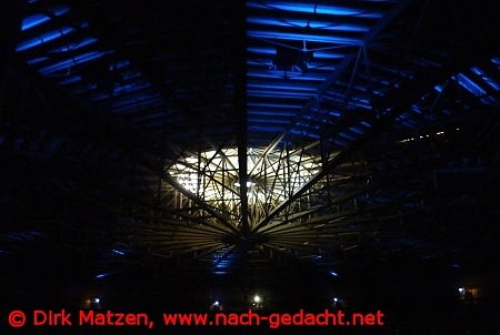 Oberhausen, Gasometer Dach innen