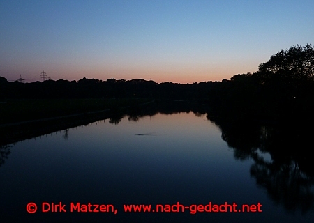 Abendrot an der Ruhr