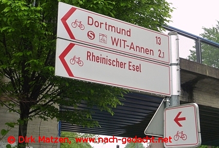 Schild Rheinischer Esel
