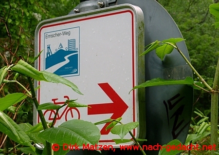 Schild Emscher-Weg