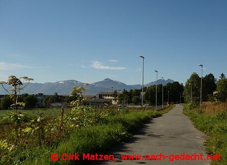 Radweg in Troms