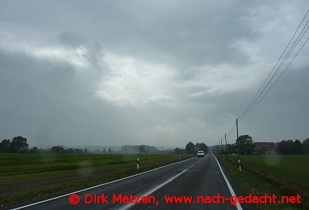 Europaradweg R1 auf der Strae