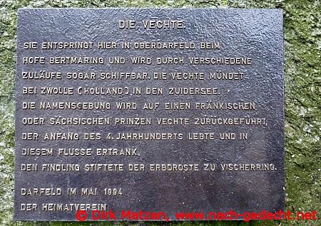 Informationstafel Vechte