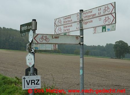 Fahrrad-Beschilderung