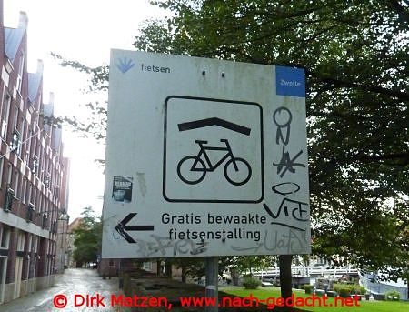 Zwolle, bewachter Fahrradunterstand