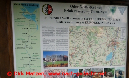 Infotafel Oder-Neie-Radweg