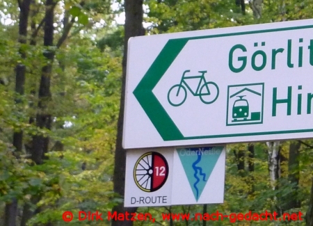 Oder-Neie-Radweg Schild
