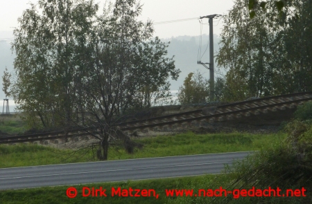 Zerstrte Schienen