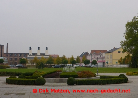 Ortszentrum von Guben
