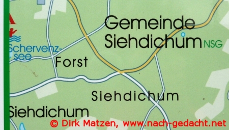 Gemeinde Siehdichum auf Landkarte