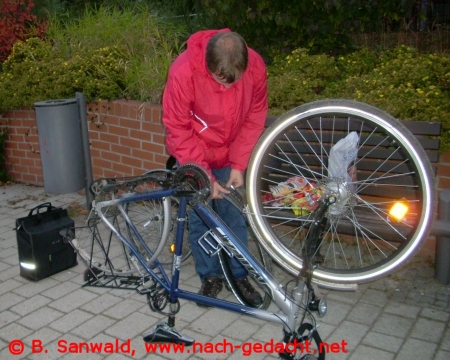 Dirk Matzen, Fahrradpanne