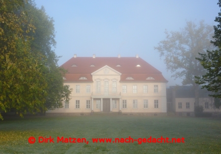Schloss Criewen im Nebel