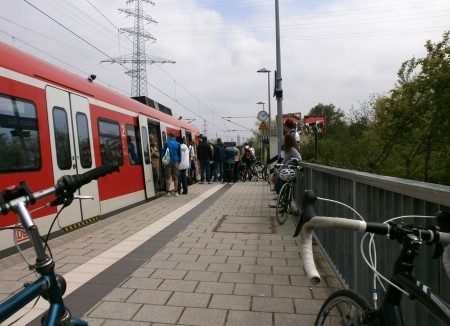 Eschborn, S-Bahn steht still