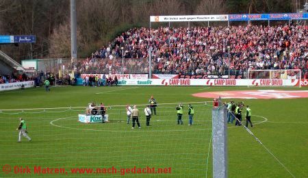 Union Berlin - "Am Fenster" in der Alten Frsterei, beim Auftritt von der Band "City" vor dem Spiel des FC St. Pauli