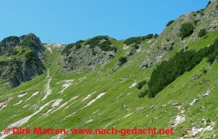 Allgäuer Alpen - Weg zum Gipfel vom Breitenberg