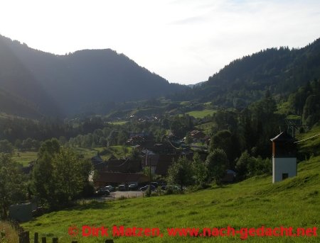 Blick auf Hinterstein