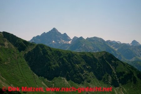 Allguer Alpen, Blick zum Hochvogel