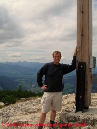 Dirk Matzen auf Iseler-Gipfel