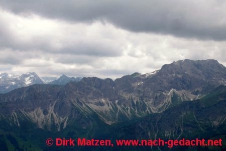 Allguer Alpen, Blick vom Berg Iseler