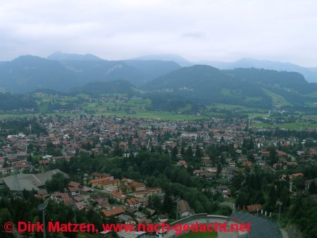 Blick auf Oberstdorf