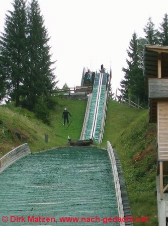 Oberstdorf, Skispringer im Sommer