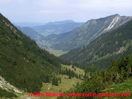 Allguer Alpen, Weg zum Schrecksee