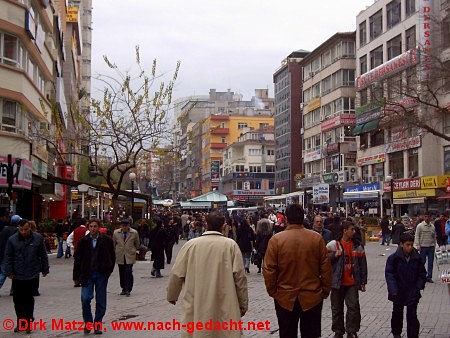 Ankara, Fußgängerzone in Kizilay