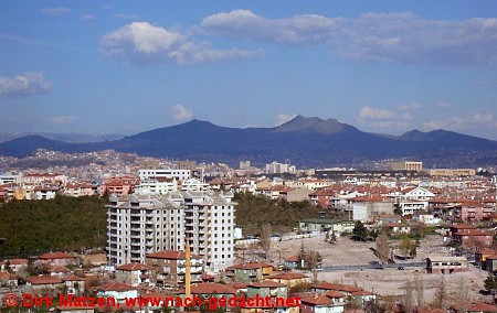 Ankara, Blick von Sgts zur Innenstadt von Ankara