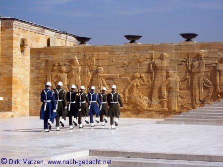 Ankara, Wachwechsel Atatrk-Mausoleum