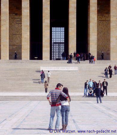 Ankara, Aufgang zum Mausoleum