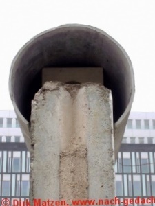 Berlin, Mauerquerschnitt bei Bundespressekonferenz