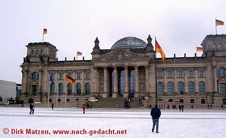 Reichstag im Winter